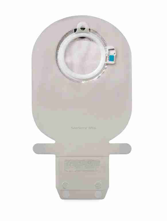 Stoma sack can empty