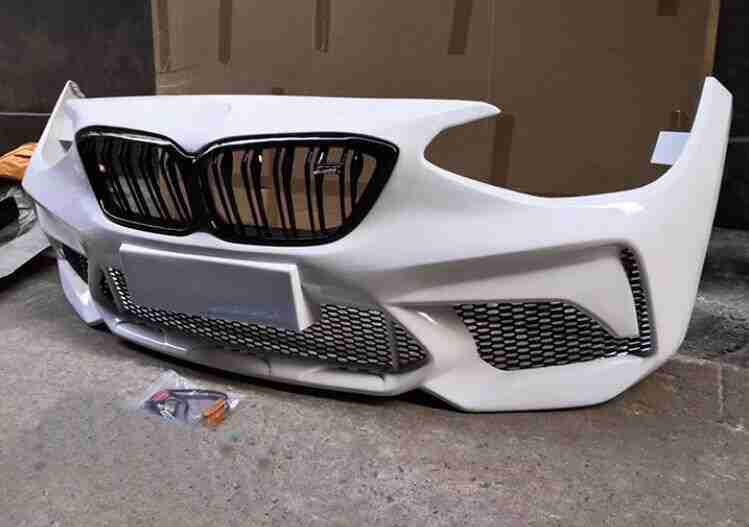 For 12-14 BMW 1 Series F20 Mod M2C Hatchback Primed Front Bumper Cover Body kit