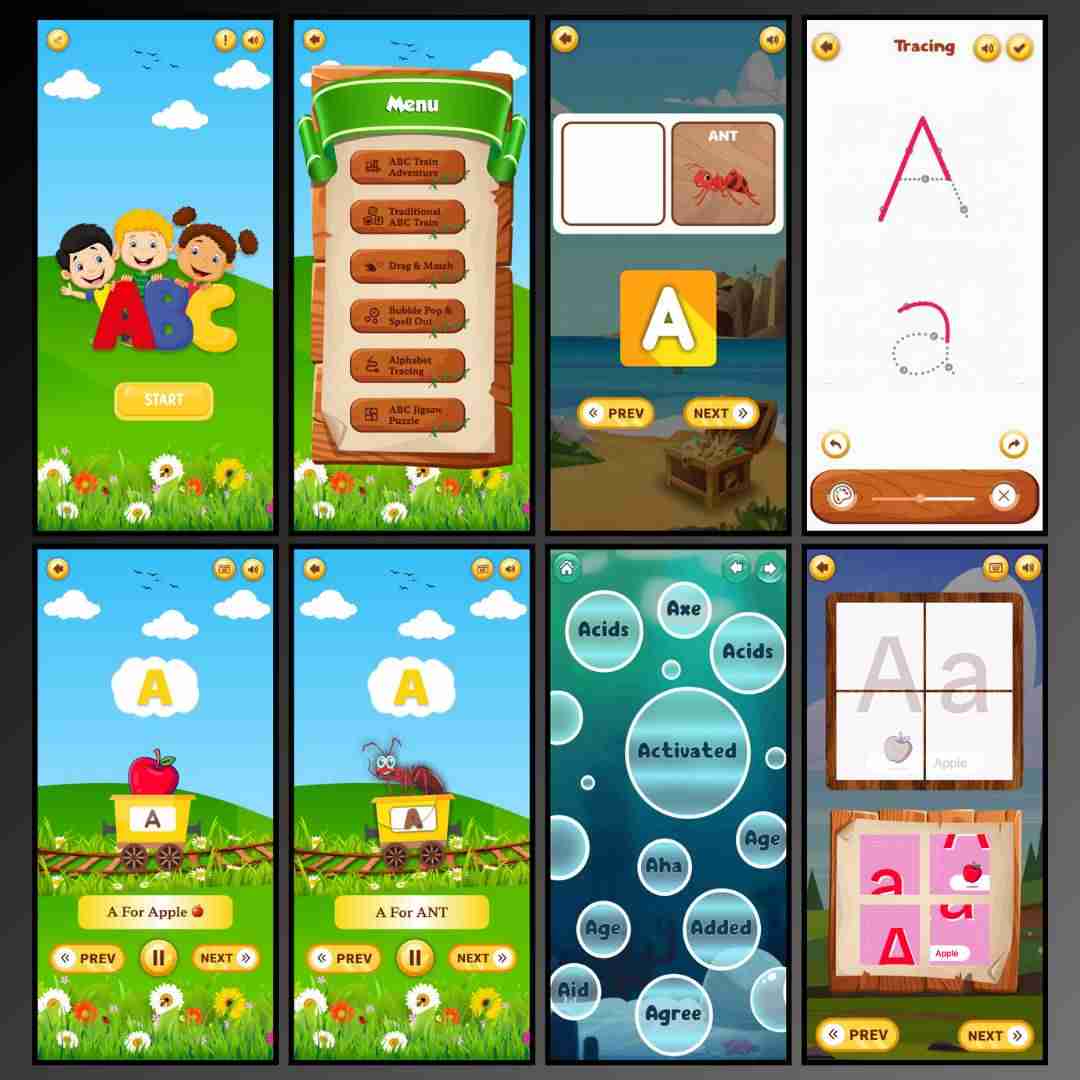 Kinder ABC Collage