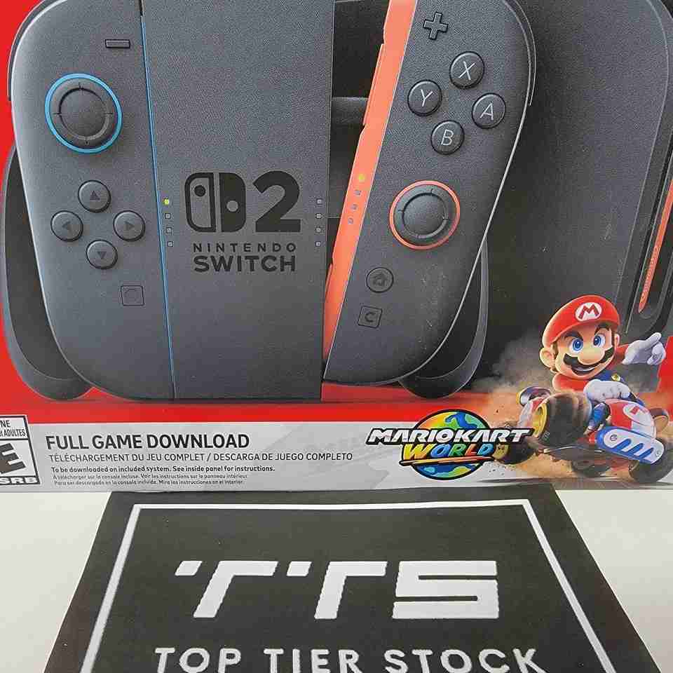 Nintendo Switch 2 Mario Kart World Bundle Console & Game - BRAND NEW - 2