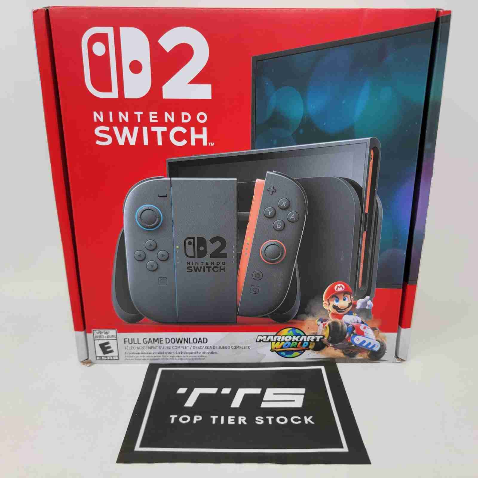 Nintendo Switch 2 Mario Kart World Bundle Console & Game - BRAND NEW -