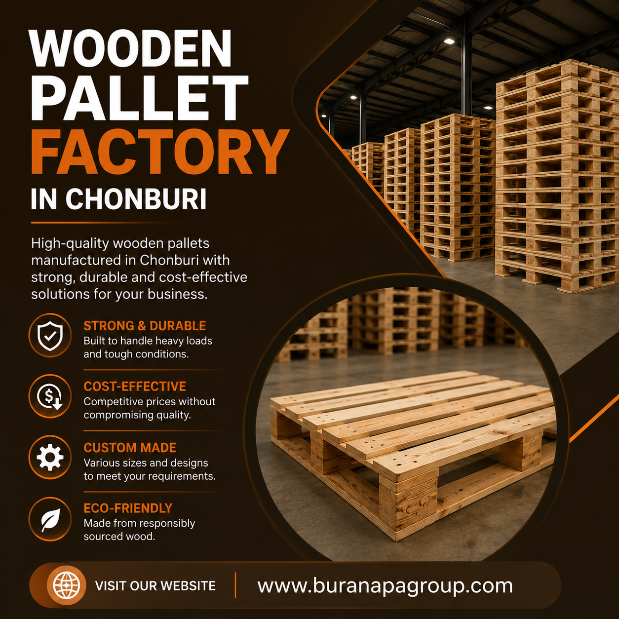 Wooden Pallet Factory in Chonburi