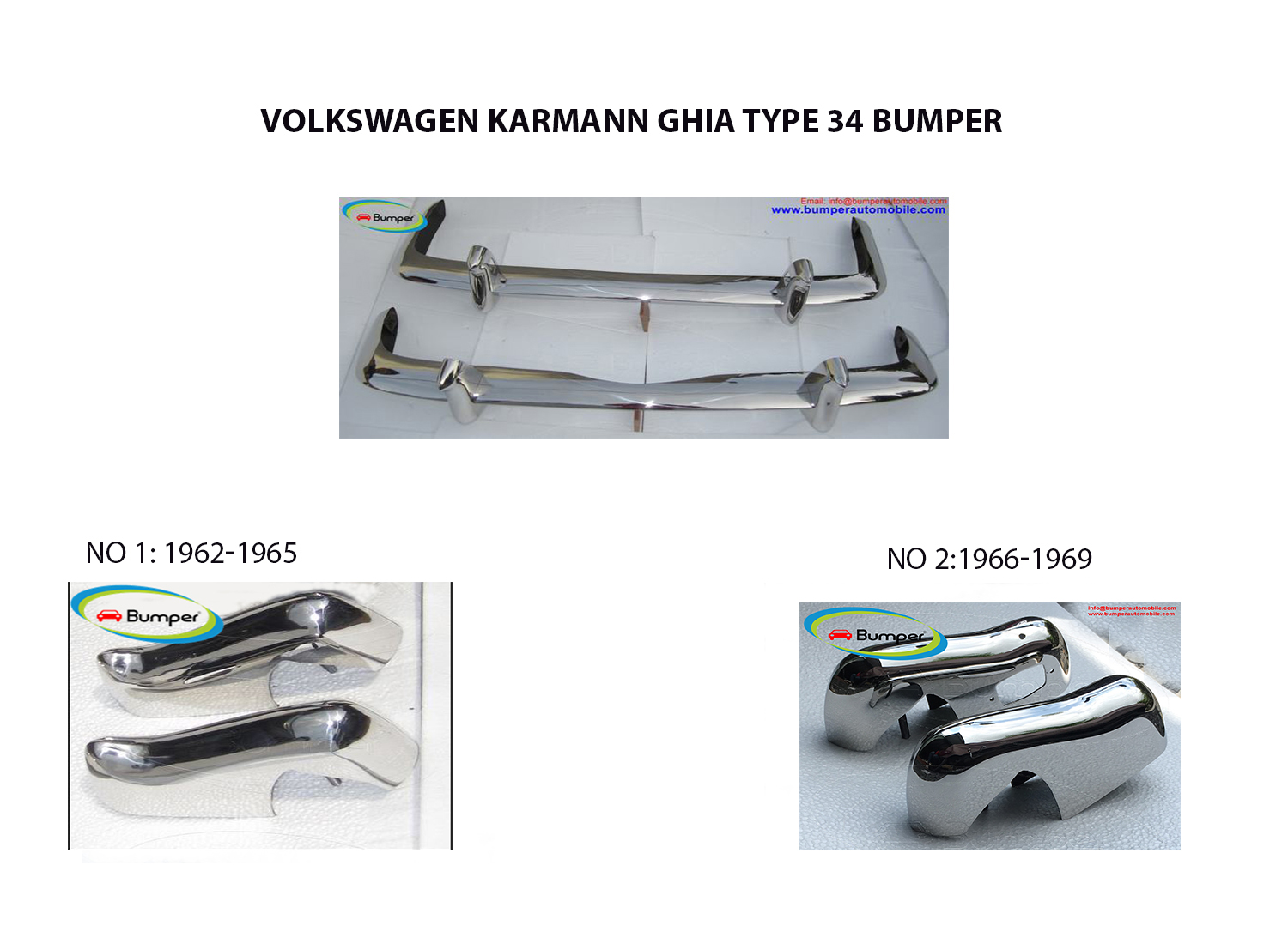 4 VW Karmann Ghia Type 34