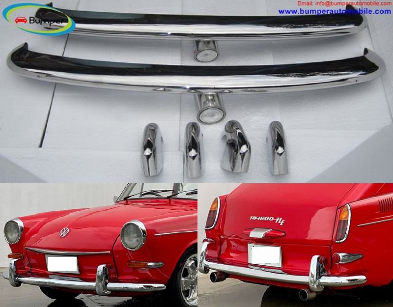 Volkswagen Type 3 Stainless Steel Bumpers 1963-1969 (1)