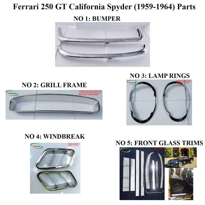 Combo Ferrari 250 GT SWB California Spyder 3-800